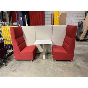 Hay bank met tafel (bank0639)