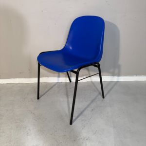 Welltrade kantinestoel blauw (ks507)