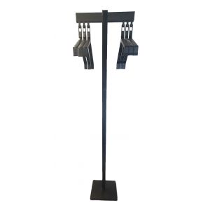 Welltrade kapstok zwart (kap52)
