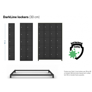 DarkLine lockers 30cm breed (lock113)