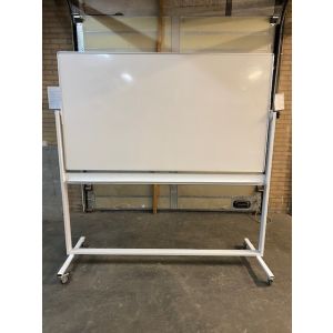 Welltrade verrijdbare whiteboard (whiteb401)