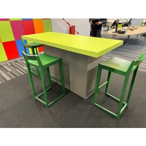 Gispen Hoge Vergadertafel Set Met Kast (vtset1)