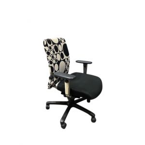 Comforto 77 bureaustoel zwart/wit (bs529)