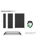 DarkLine lockers 30cm breed (lock113)