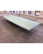 Glazen vitra vergadertafel (vt980)